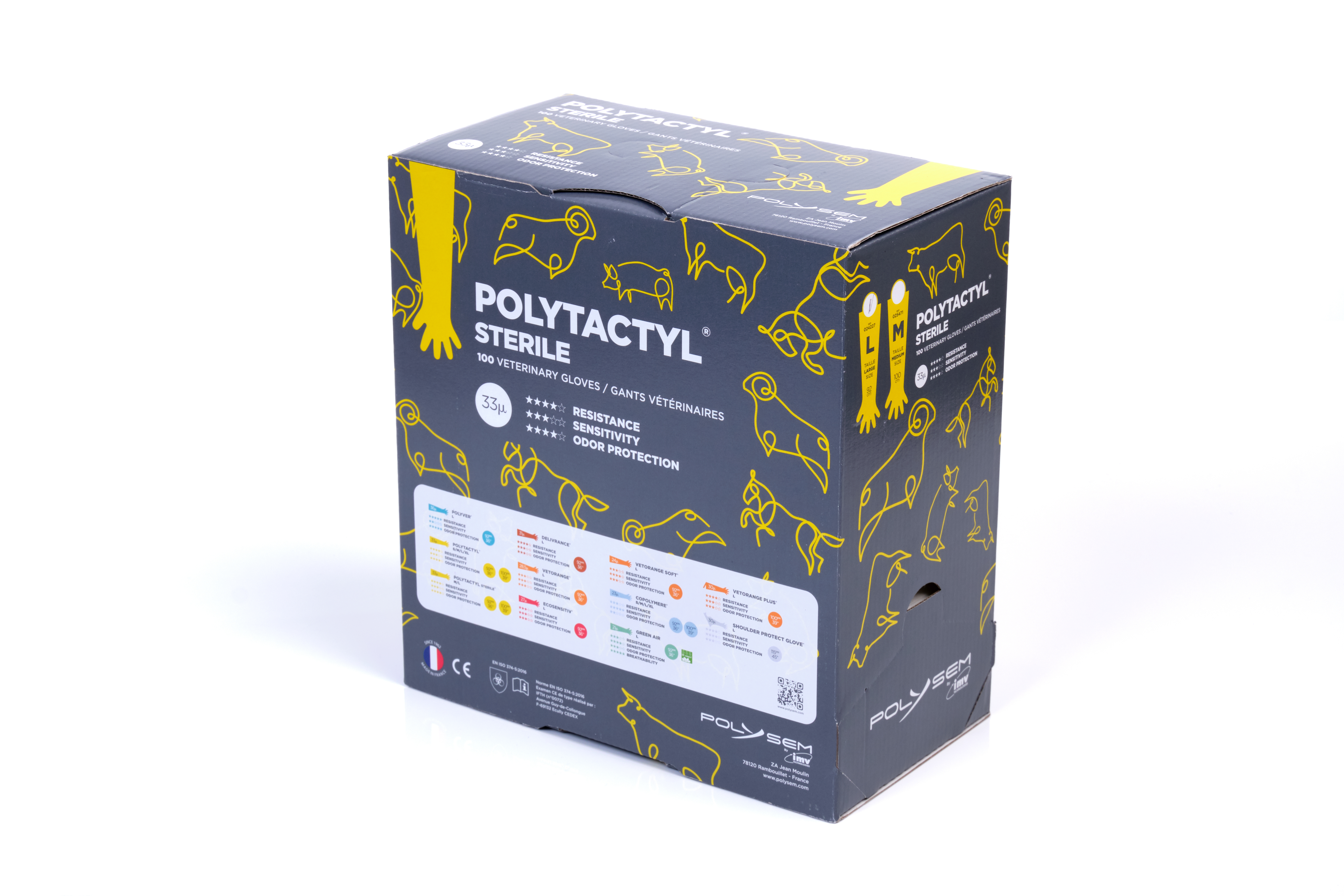 Luva Polytactyl Estéril